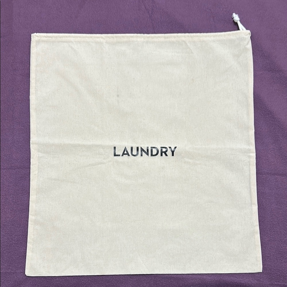 Cream Laundry Bag 100% cotton Excellent quality brand new